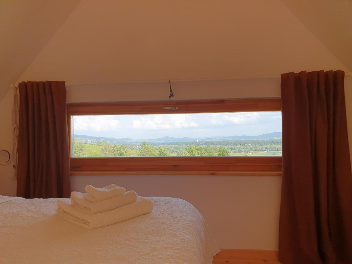 Przystan Nad Listepka Domek Nowoczesna Stodola Z Widokiem Na Tatry, Gorce I Pieniny Lopuszna Exterior photo
