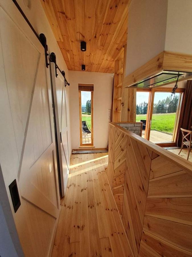 Przystan Nad Listepka Domek Nowoczesna Stodola Z Widokiem Na Tatry, Gorce I Pieniny Lopuszna Exterior photo