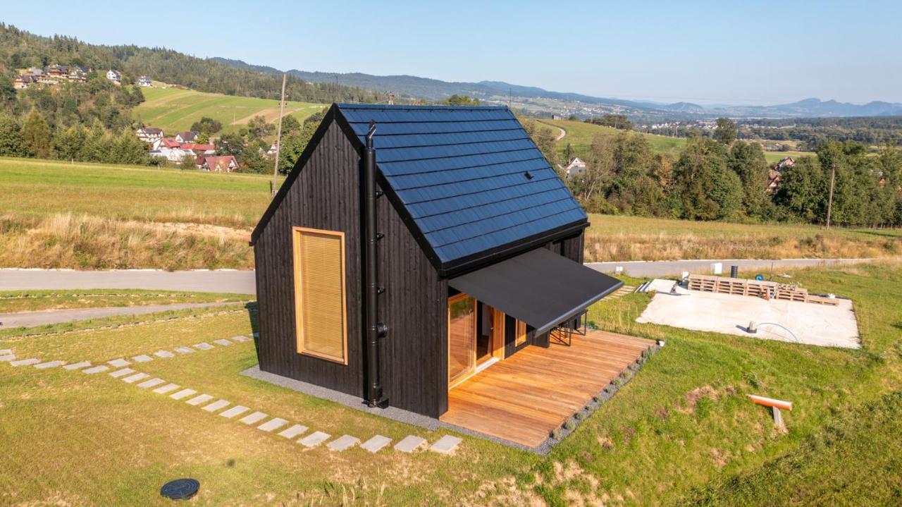 Przystan Nad Listepka Domek Nowoczesna Stodola Z Widokiem Na Tatry, Gorce I Pieniny Lopuszna Exterior photo