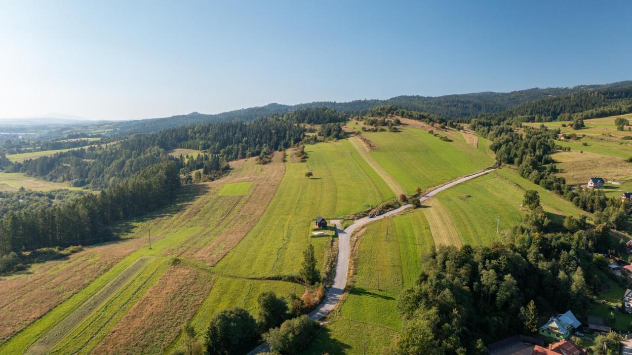 Przystan Nad Listepka Domek Nowoczesna Stodola Z Widokiem Na Tatry, Gorce I Pieniny Lopuszna Exterior photo