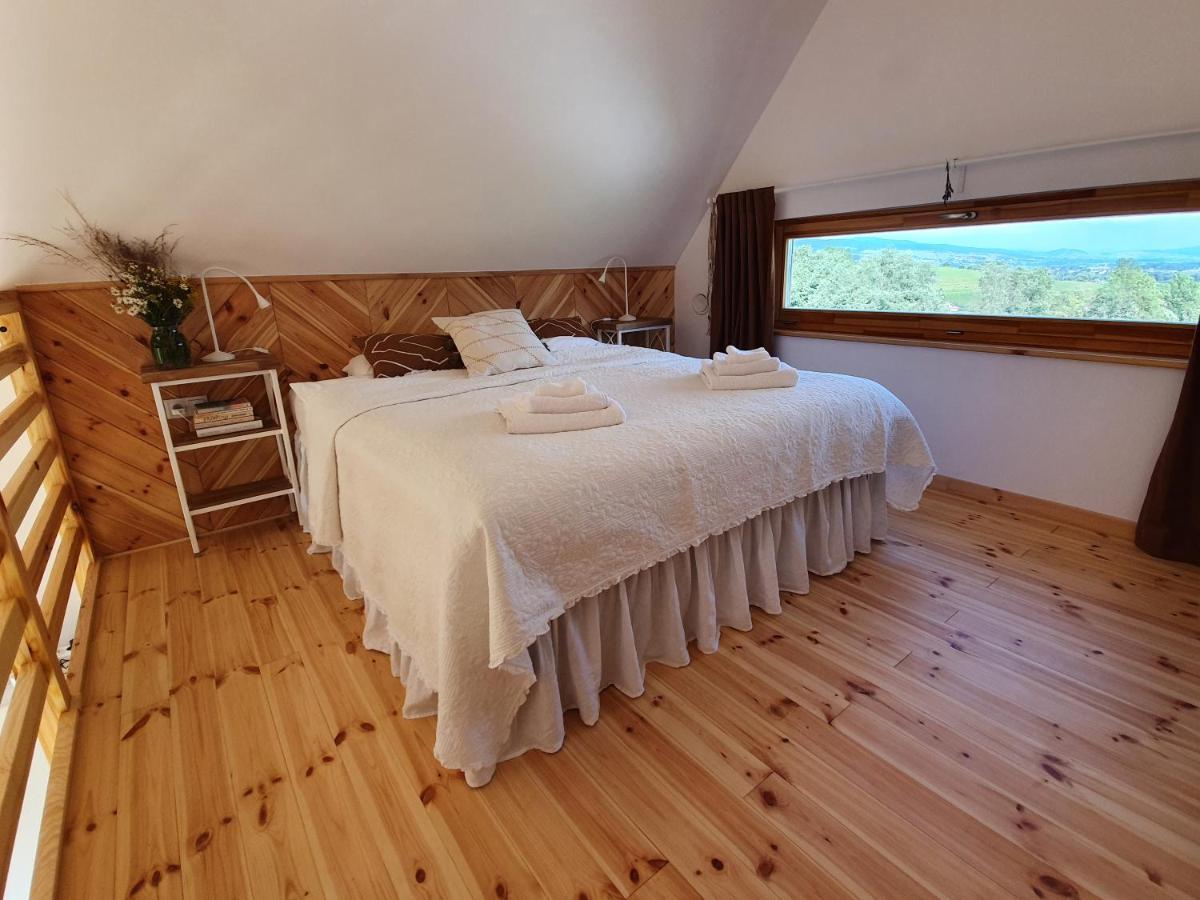 Przystan Nad Listepka Domek Nowoczesna Stodola Z Widokiem Na Tatry, Gorce I Pieniny Lopuszna Exterior photo