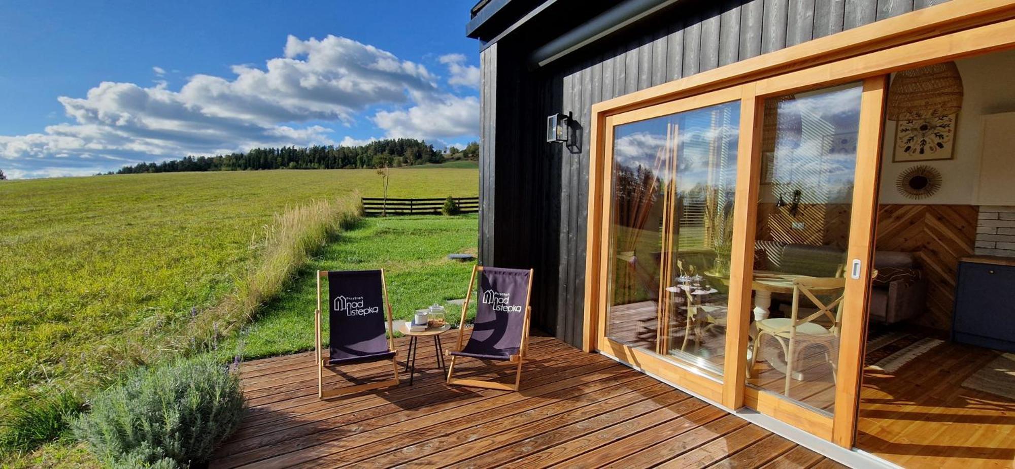Przystan Nad Listepka Domek Nowoczesna Stodola Z Widokiem Na Tatry, Gorce I Pieniny Lopuszna Exterior photo